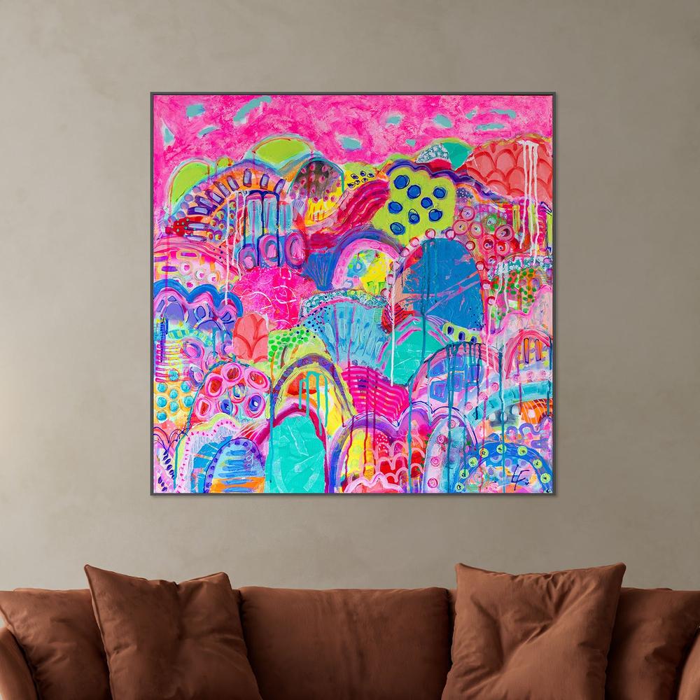 The Joy Parade-by-Lindy Farley-wall-art-print-canvas-poster-framed-Gioia