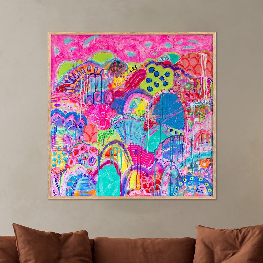 The Joy Parade-by-Lindy Farley-wall-art-print-canvas-poster-framed-Gioia