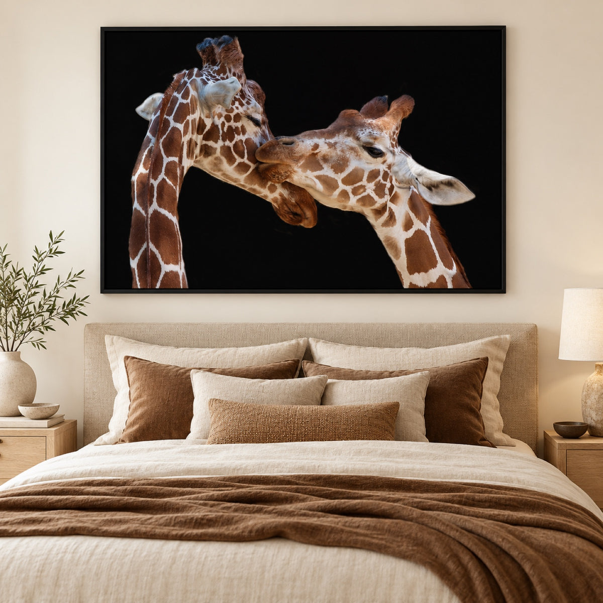 The Kiss by Manfred Foeger bedroom lifestyle wall art