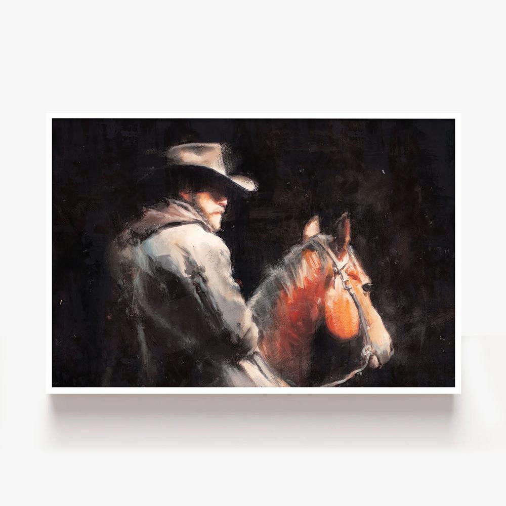 The Last Outlaw-by-Nina Blue-wall-art-print-canvas-poster-framed-Gioia