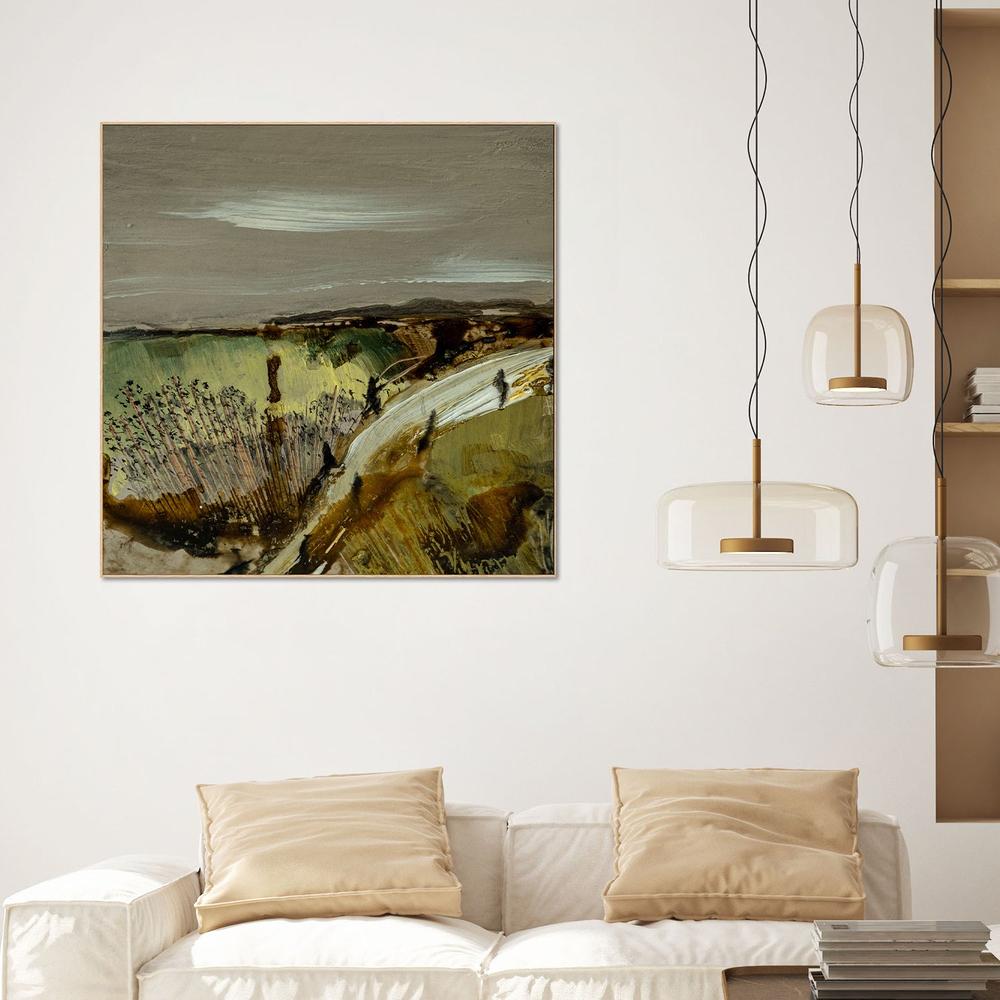 The winding road, Style B-by-Louise O'Hara-wall-art-print-canvas-poster-framed-Gioia