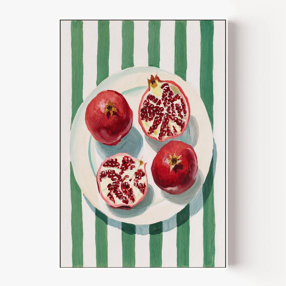Three Pomegranates-by-Lady Hana-wall-art-print-canvas-poster-framed-Gioia
