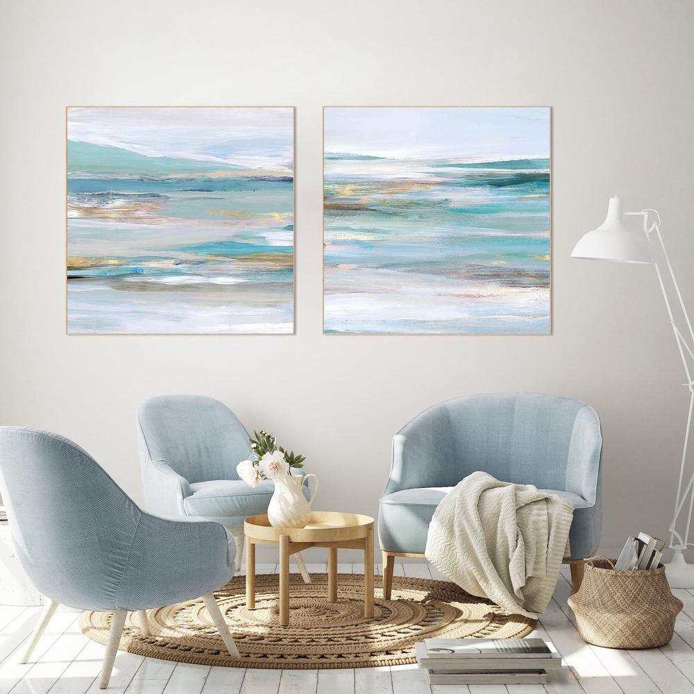 Tidal Flow, Style A & B , Set Of 2-by-Lera-wall-art-print-canvas-poster-framed-Gioia
