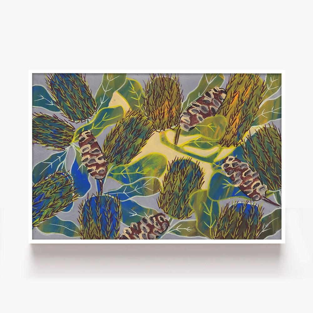 Tree Banksia-by-Lisa Schmidt-wall-art-print-canvas-poster-framed-Gioia