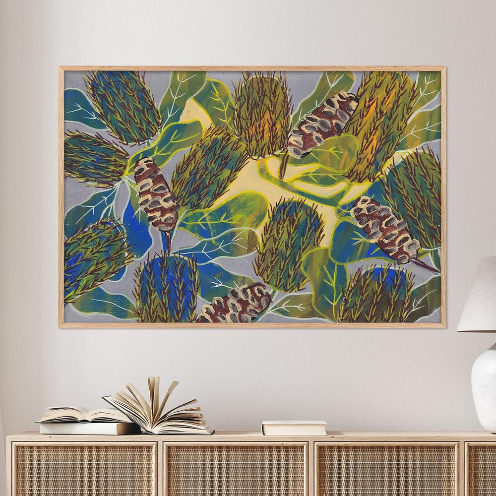 Tree Banksia-by-Lisa Schmidt-wall-art-print-canvas-poster-framed-Gioia