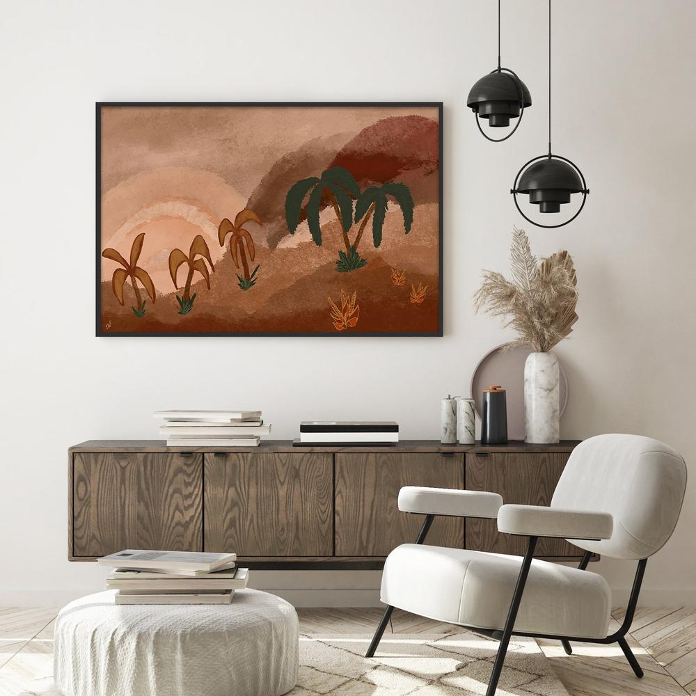 Tropical Echo-by-Carrie Welsh-wall-art-print-canvas-poster-framed-Gioia