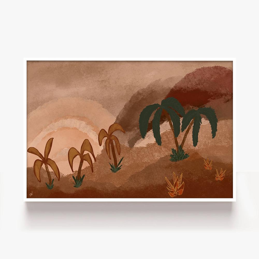 Tropical Echo-by-Carrie Welsh-wall-art-print-canvas-poster-framed-Gioia