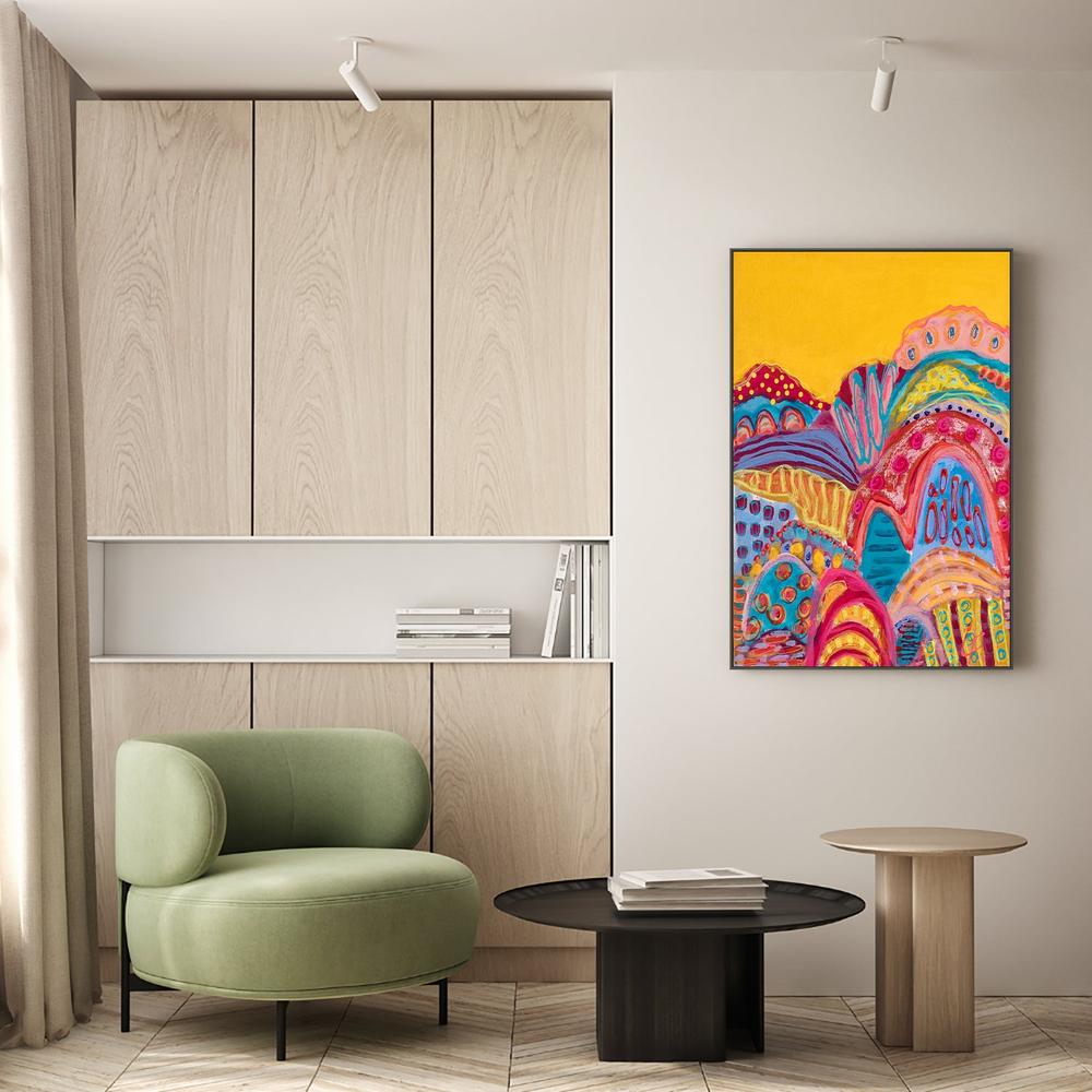 Tropical Rave-by-Lindy Farley-wall-art-print-canvas-poster-framed-Gioia