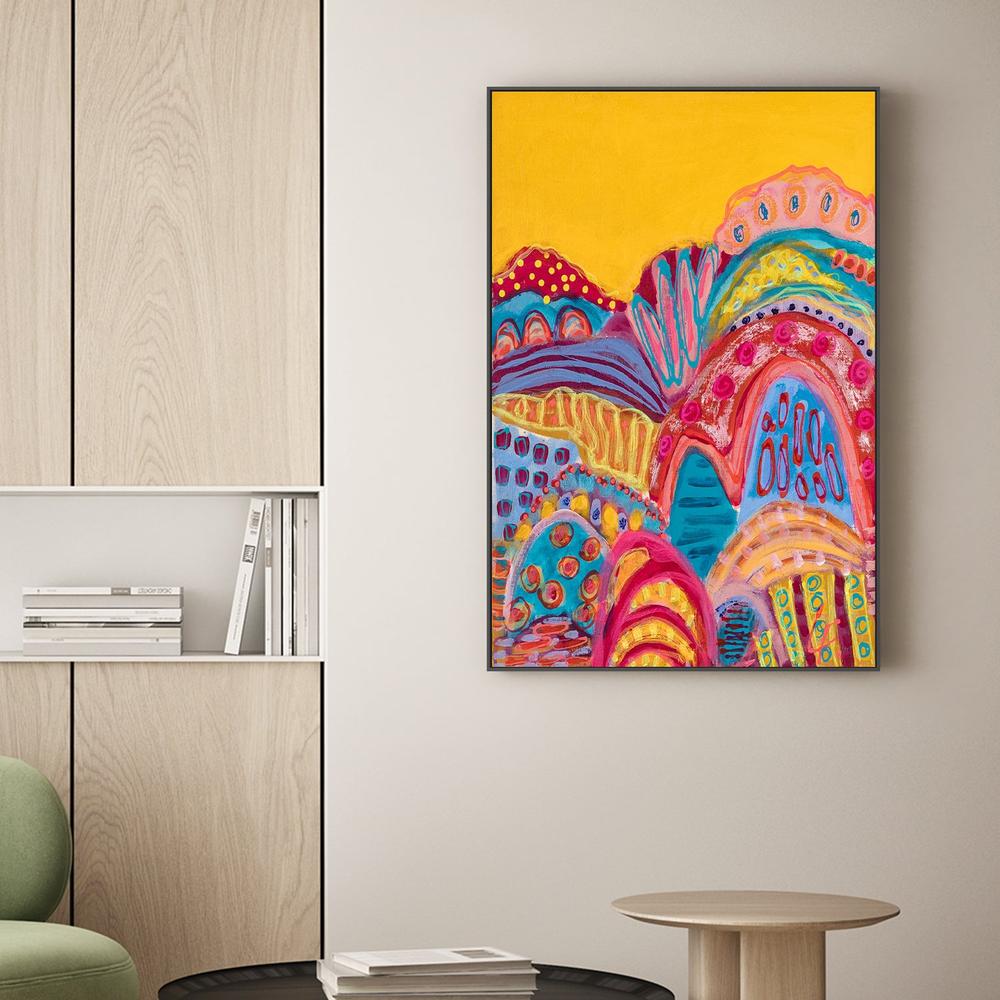 Tropical Rave-by-Lindy Farley-wall-art-print-canvas-poster-framed-Gioia