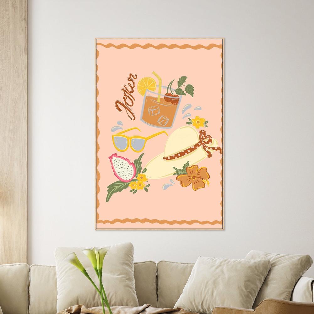 Tropical Summer Vibes-by-Nikita Jariwala-wall-art-print-canvas-poster-framed-Gioia