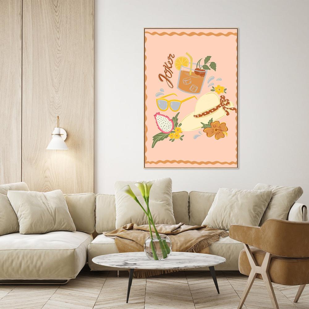Tropical Summer Vibes-by-Nikita Jariwala-wall-art-print-canvas-poster-framed-Gioia