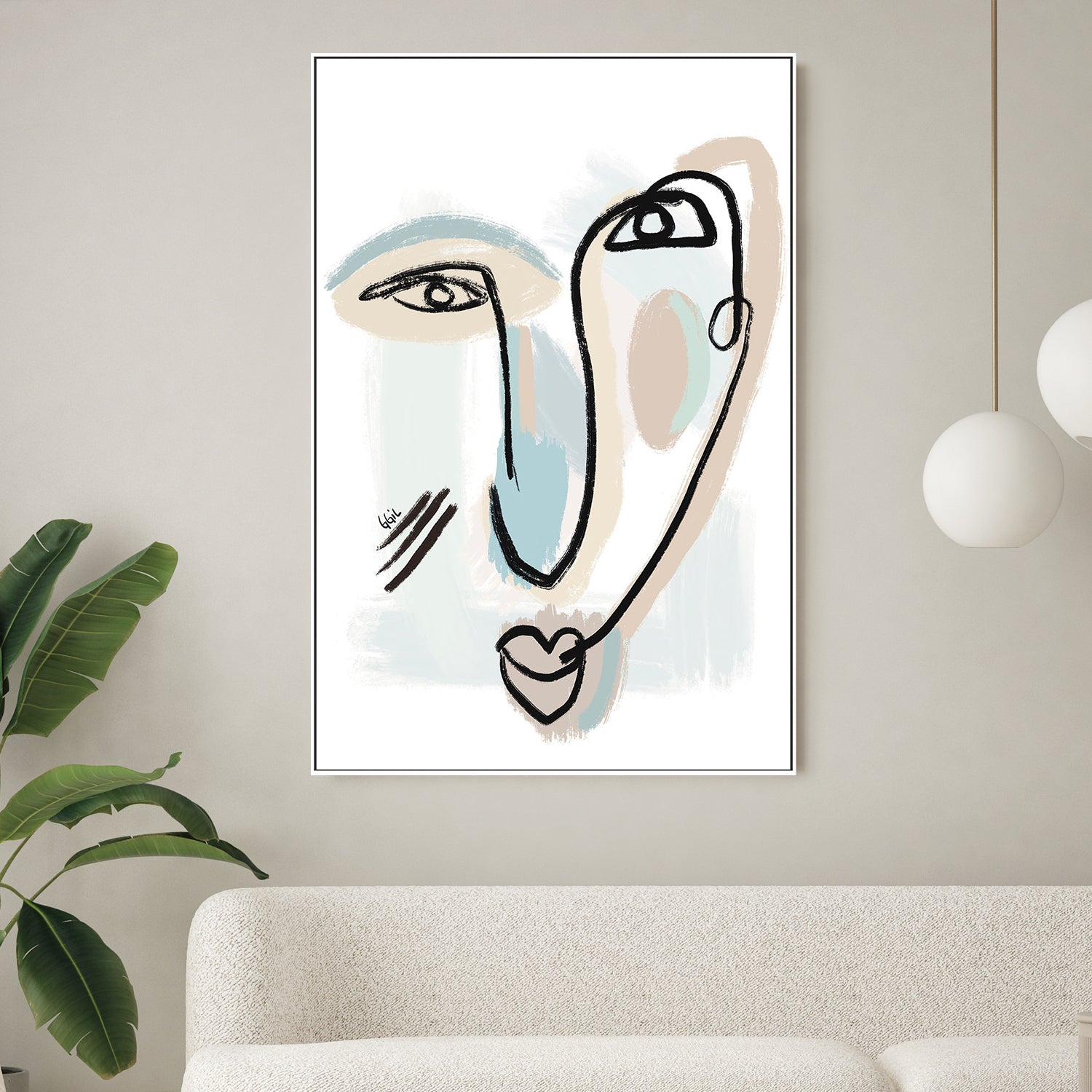 UN BESO-by-Giovanna Gil Alves-wall-art-print-canvas-poster-framed-Gioia