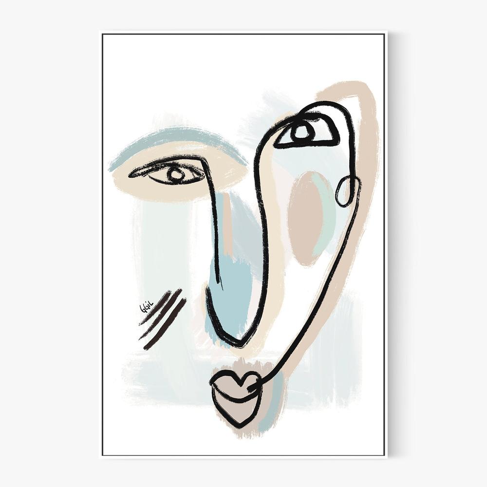 UN BESO-by-Giovanna Gil Alves-wall-art-print-canvas-poster-framed-Gioia