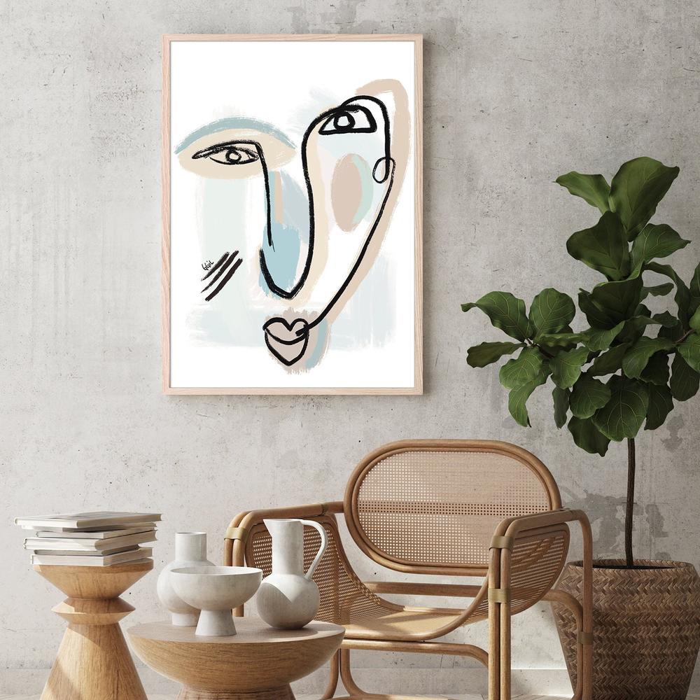 UN BESO-by-Giovanna Gil Alves-wall-art-print-canvas-poster-framed-Gioia