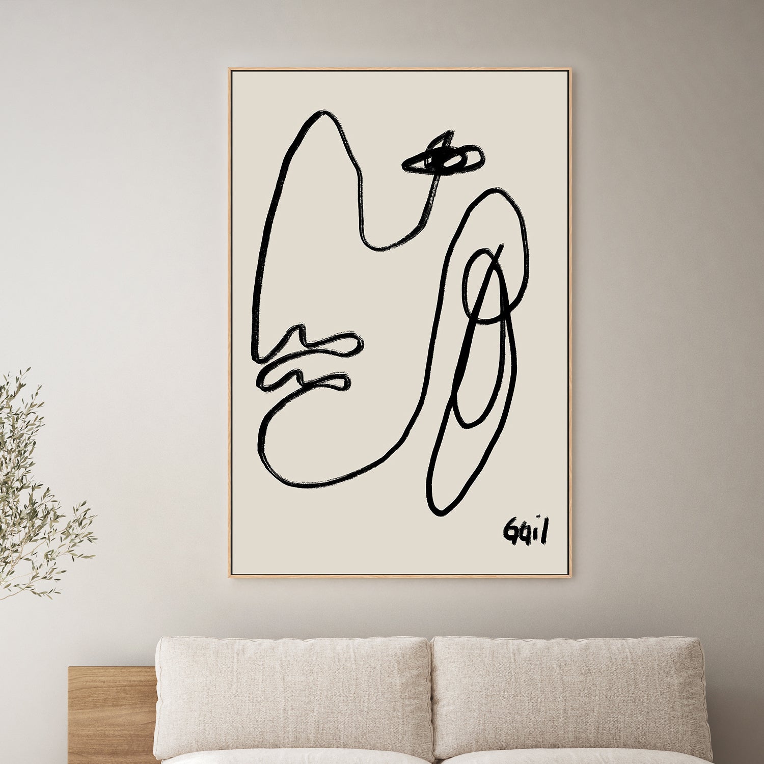 UN DIA A LA VEZ-by-Giovanna Gil Alves-wall-art-print-canvas-poster-framed-Gioia