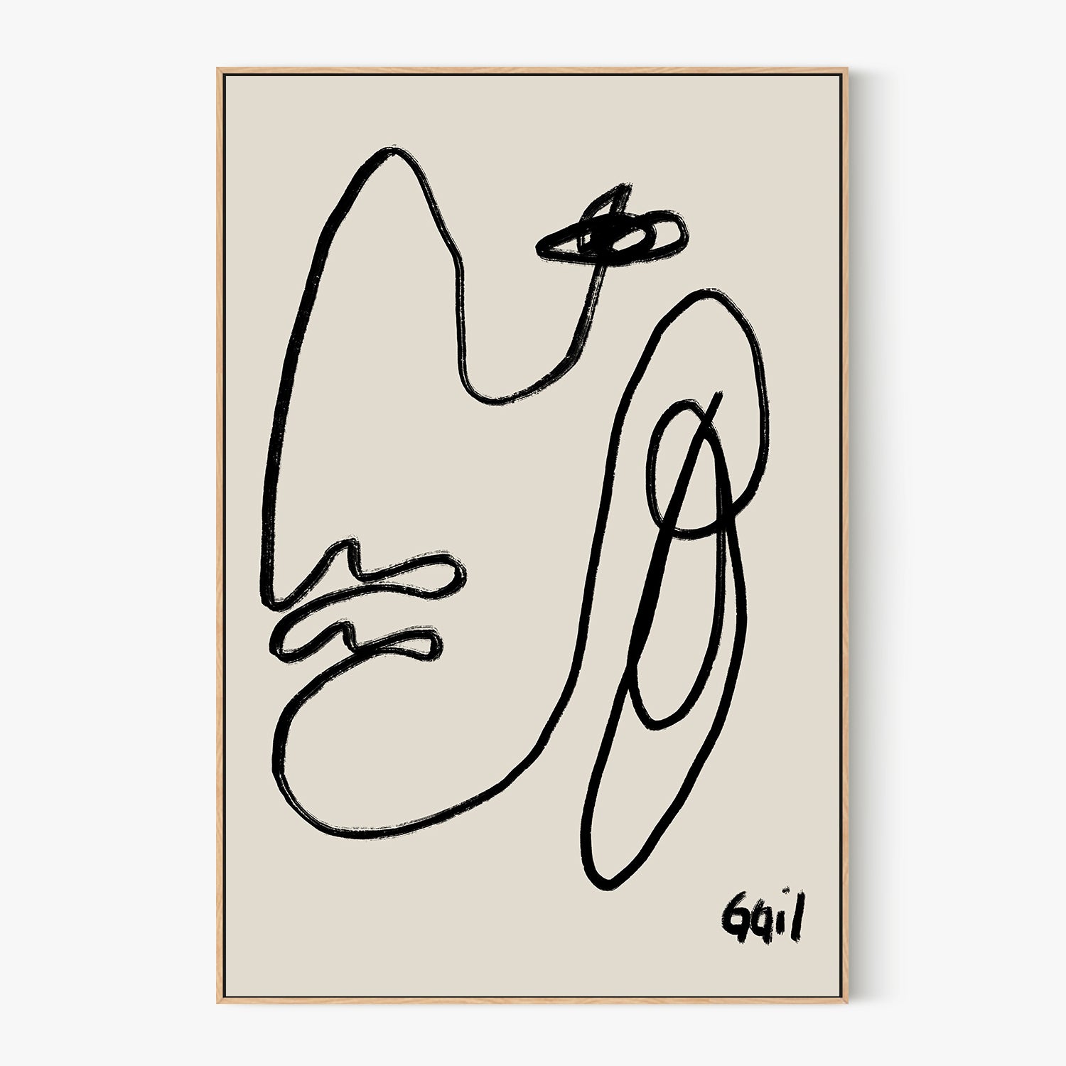 UN DIA A LA VEZ-by-Giovanna Gil Alves-wall-art-print-canvas-poster-framed-Gioia