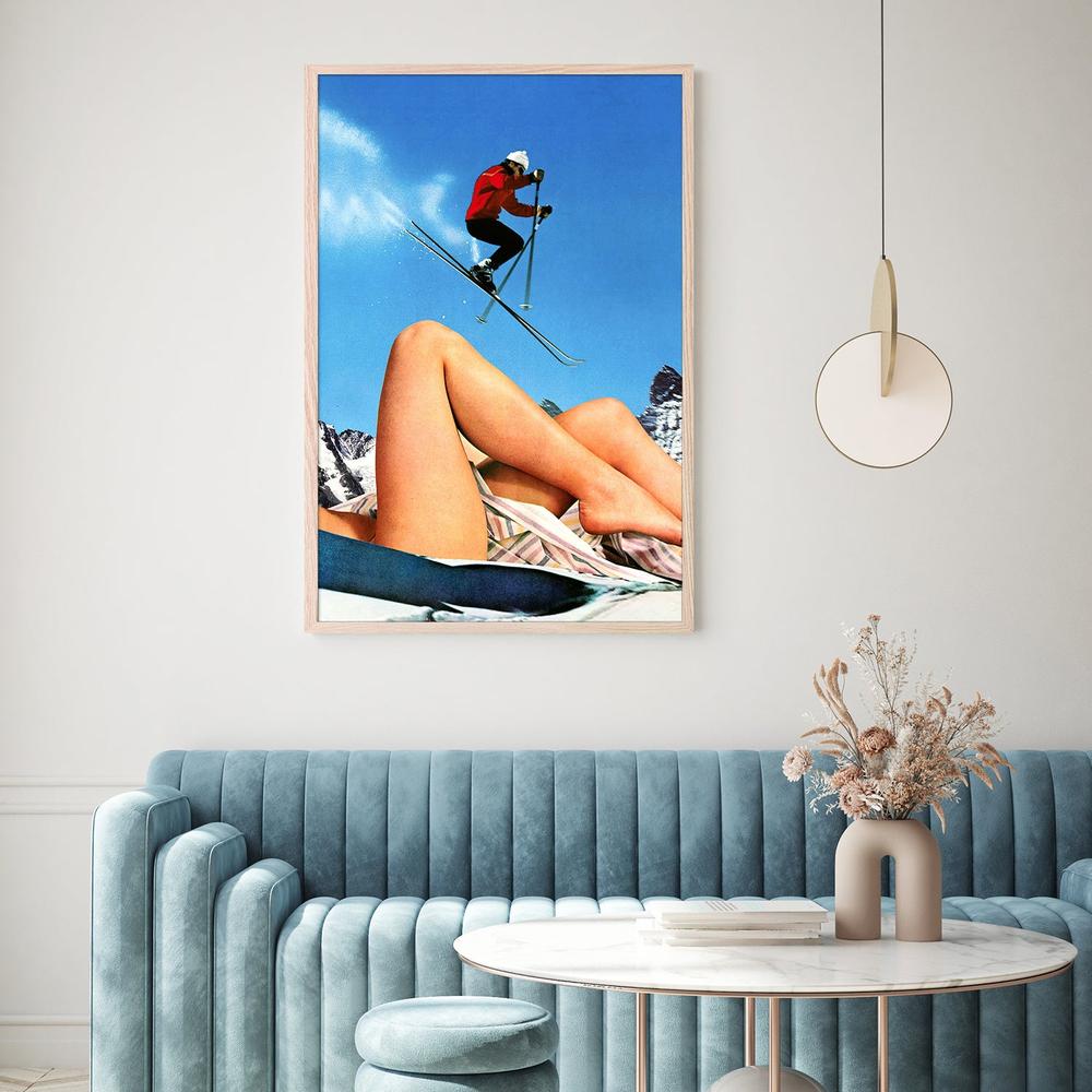 Ski Jump|Canvas Wall Art Print,Poster Print