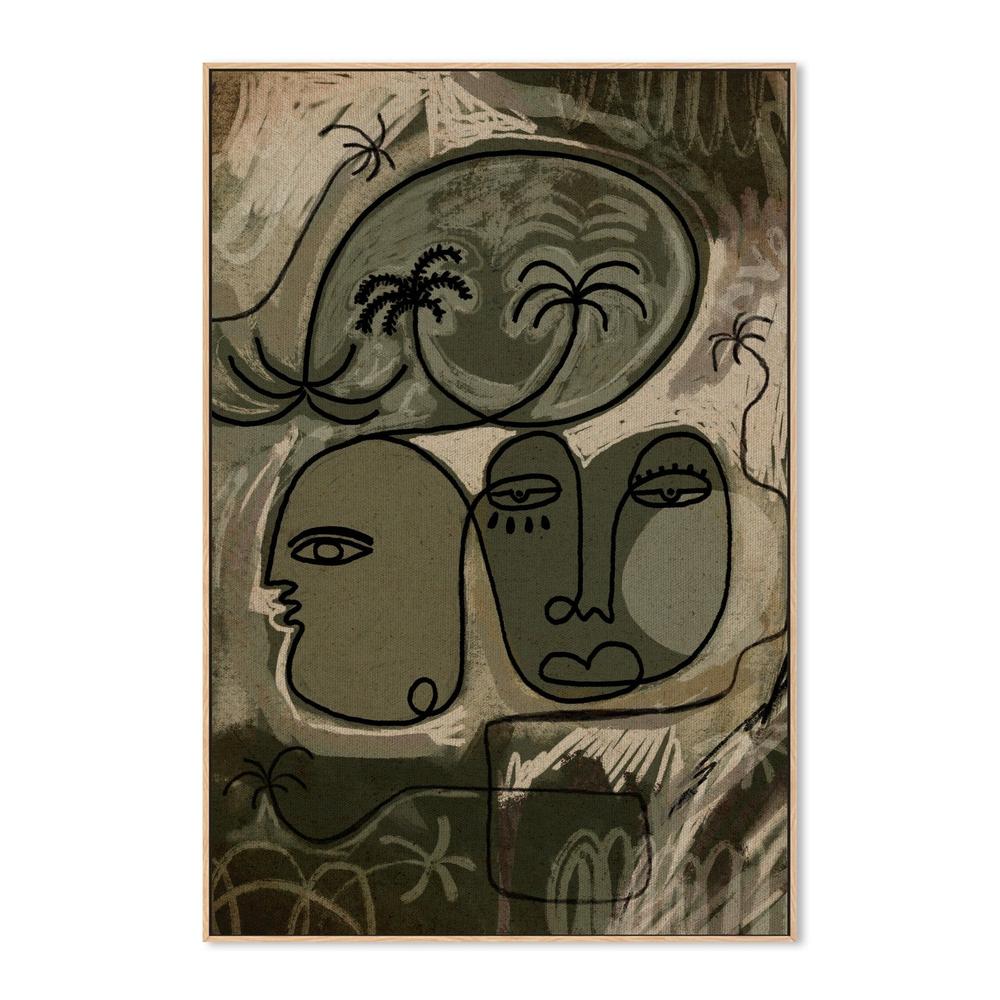 Unwind Along the Palm Path-by-Shatha Al Dafai-wall-art-print-canvas-poster-framed-Gioia