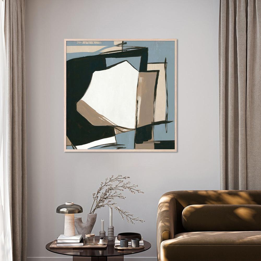 Urban Reflections in Neutral Shades, Style B-by-Lera-wall-art-print-canvas-poster-framed-Gioia