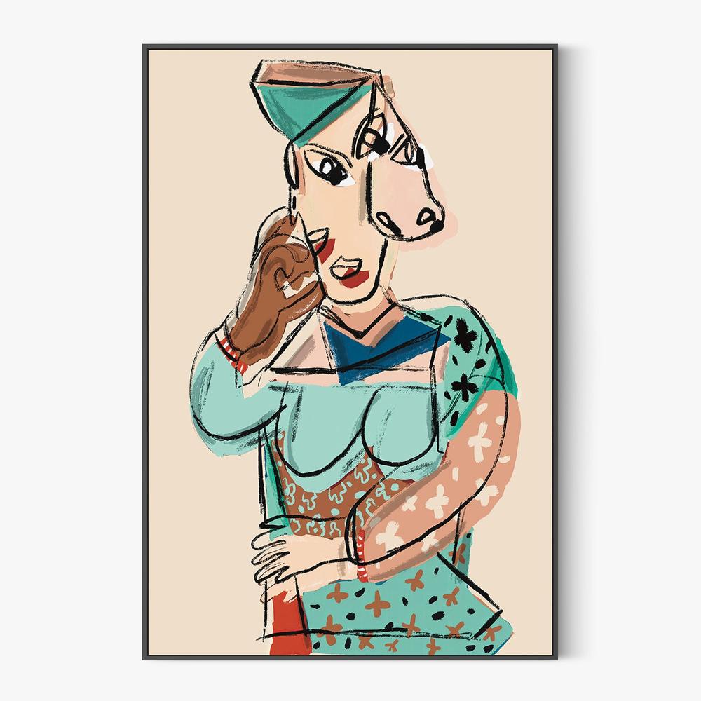USTED ES-by-Giovanna Gil Alves-wall-art-print-canvas-poster-framed-Gioia