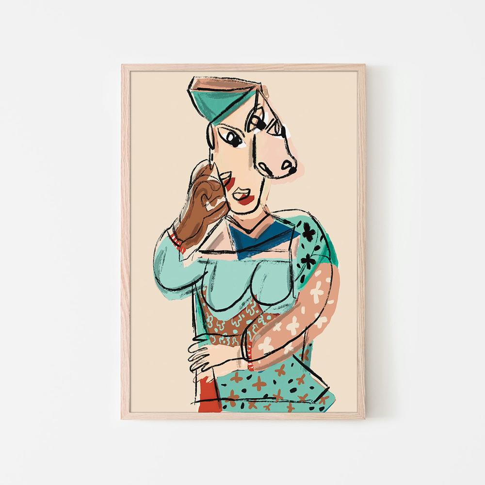 USTED ES-by-Giovanna Gil Alves-wall-art-print-canvas-poster-framed-Gioia
