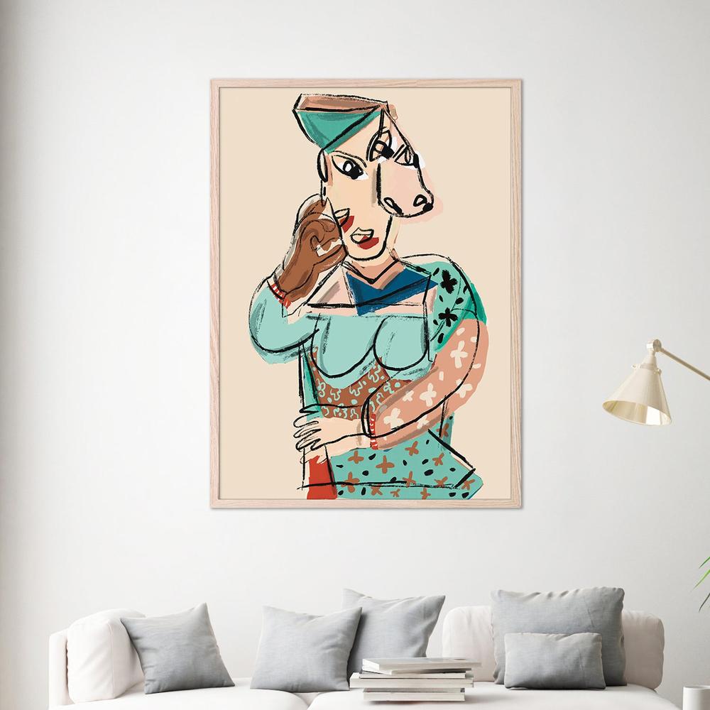 USTED ES-by-Giovanna Gil Alves-wall-art-print-canvas-poster-framed-Gioia