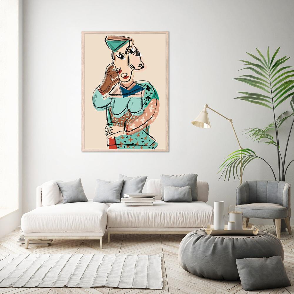 USTED ES-by-Giovanna Gil Alves-wall-art-print-canvas-poster-framed-Gioia
