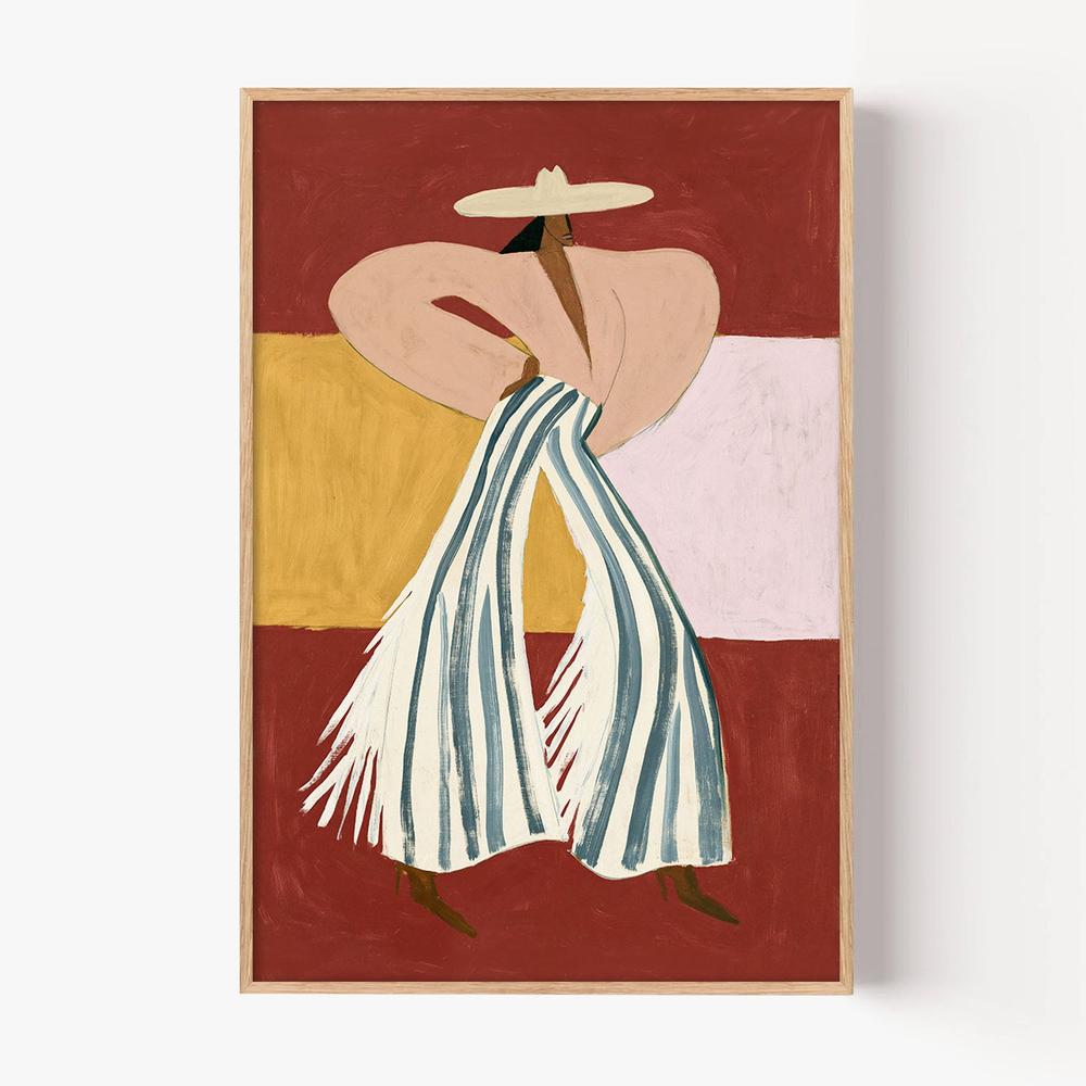 Vaquera-by-Lady Hana-wall-art-print-canvas-poster-framed-Gioia