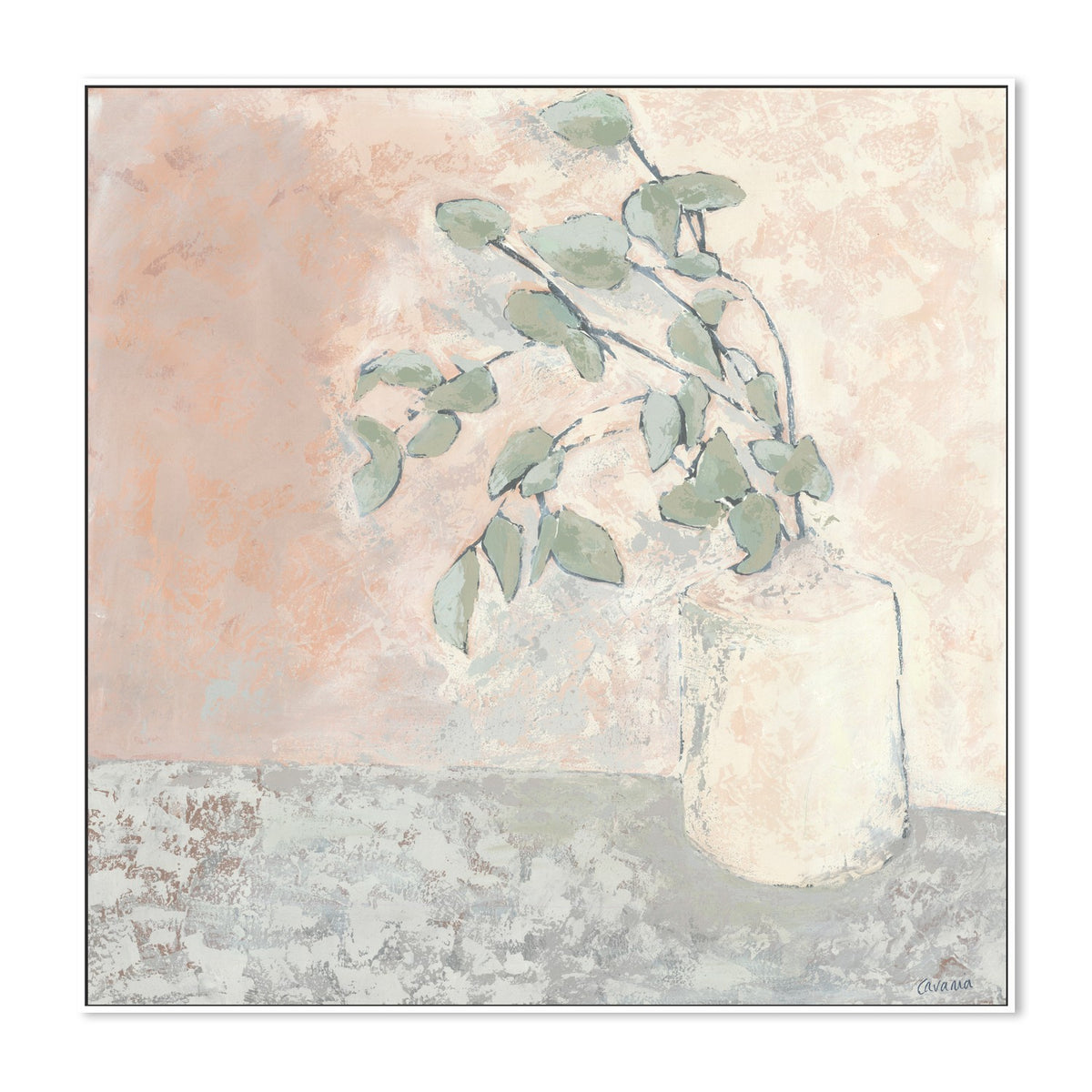 Vase Series - Gum Branch-by-Karen Cavania-wall-art-print-canvas-poster-framed-Gioia