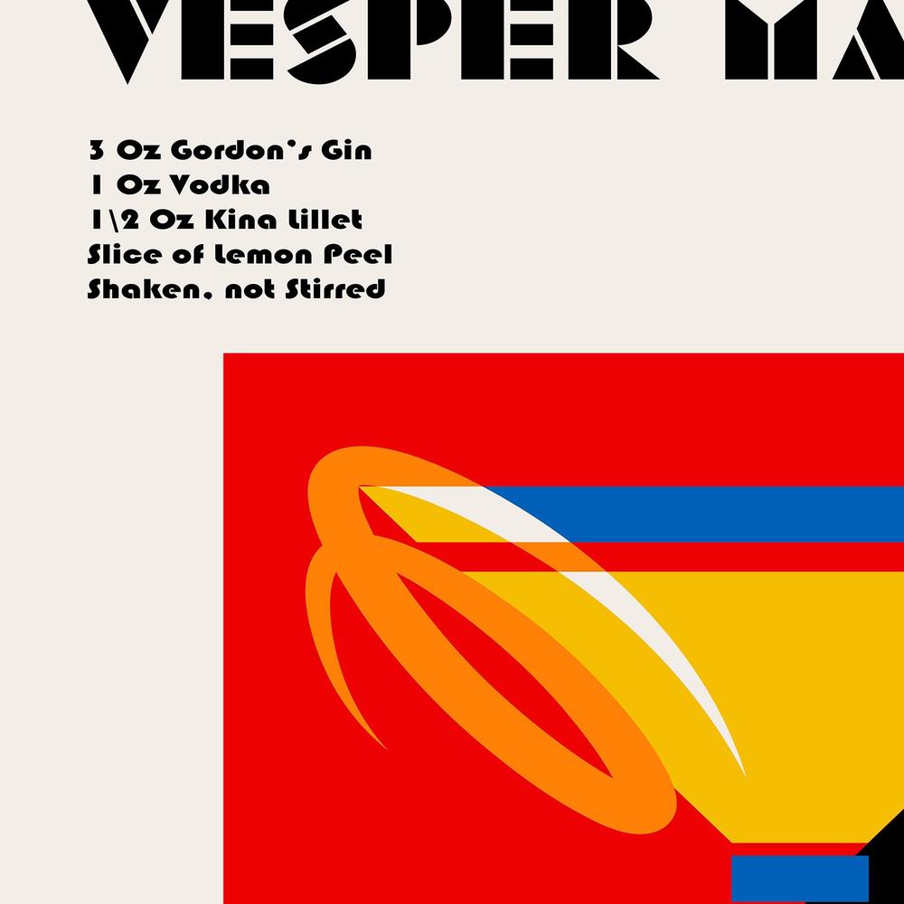 Vesper Martini Recipe Art-by-Retrodrome-wall-art-print-canvas-poster-framed-Gioia
