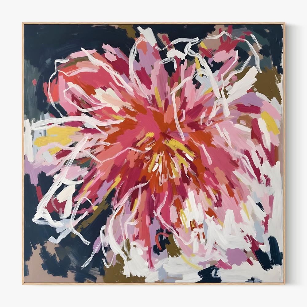 Vibrant Abstract Bloom-by-Edie-wall-art-print-canvas-poster-framed-Gioia