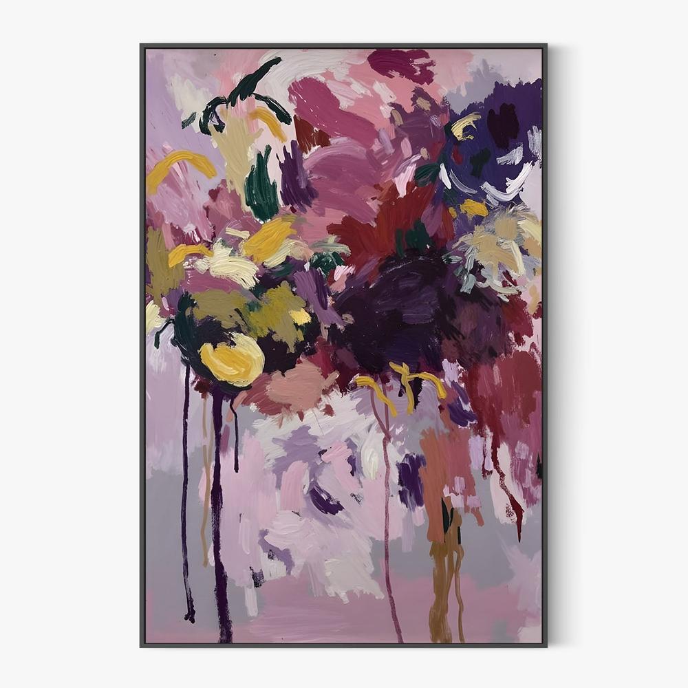 Vibrant Abstract Blooms-by-Edie-wall-art-print-canvas-poster-framed-Gioia