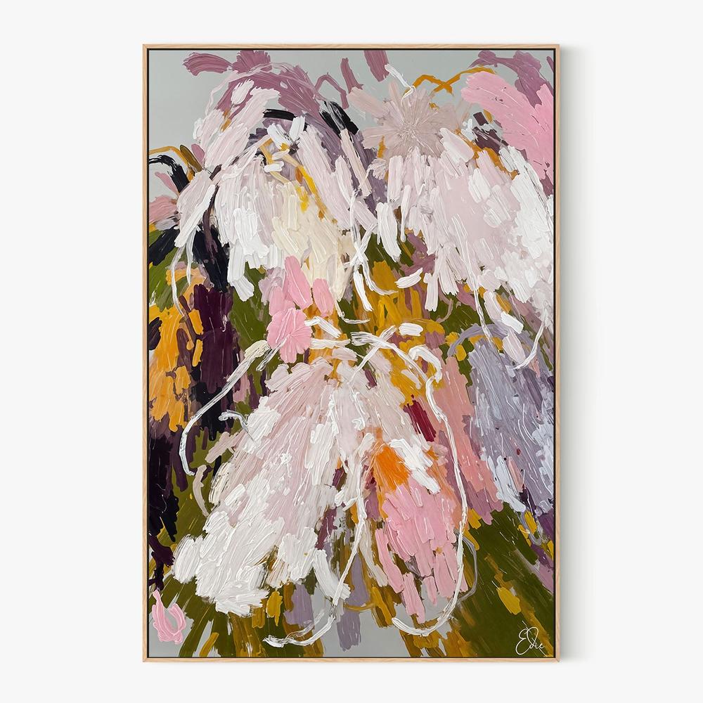 Vibrant Abstract Blooms-by-Edie-wall-art-print-canvas-poster-framed-Gioia