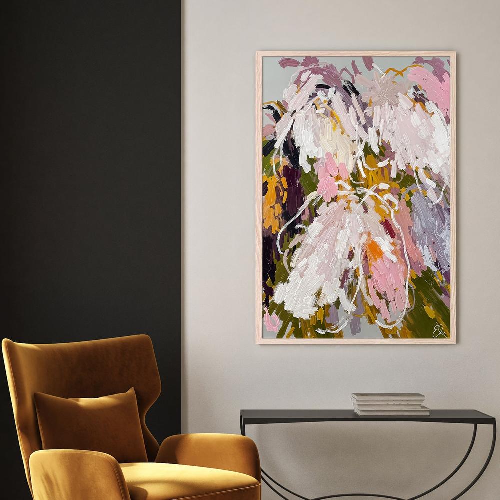 Vibrant Abstract Blooms-by-Edie-wall-art-print-canvas-poster-framed-Gioia