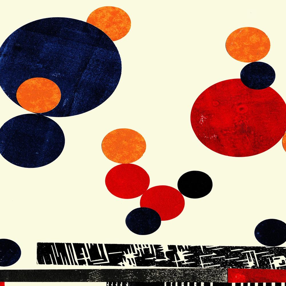 Vibrant Abstract Geometry-by-Petr Strnad-wall-art-print-canvas-poster-framed-Gioia