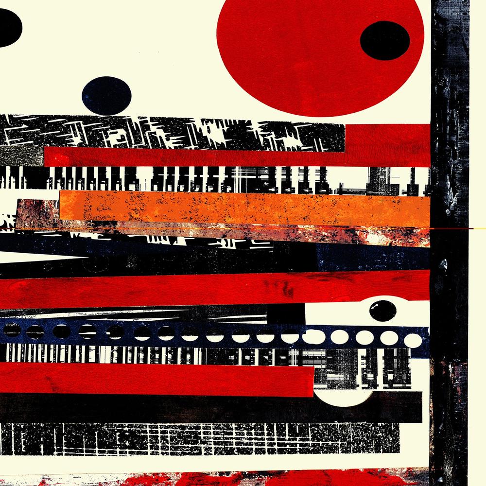 Vibrant Abstract Geometry-by-Petr Strnad-wall-art-print-canvas-poster-framed-Gioia