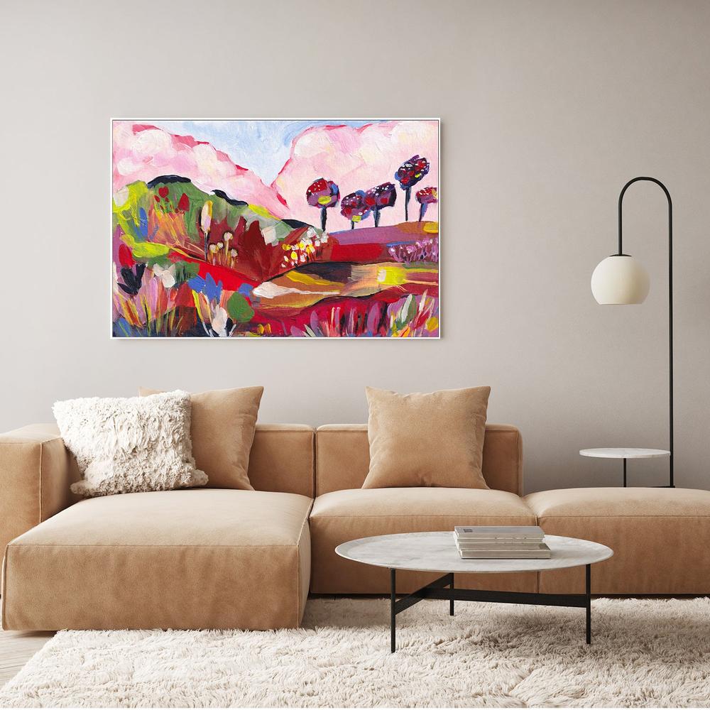 Vibrant Fantasy Landscape-by-Dirkie Nell-wall-art-print-canvas-poster-framed-Gioia