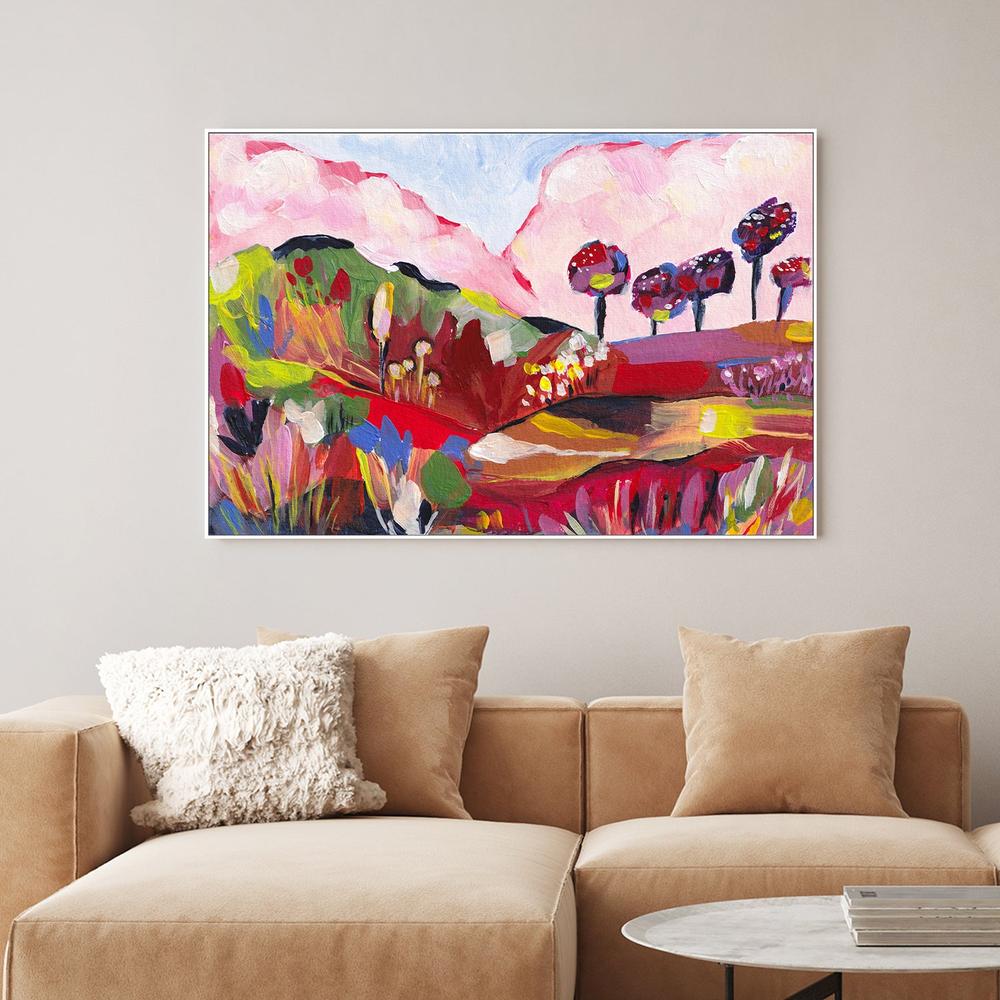 Vibrant Fantasy Landscape-by-Dirkie Nell-wall-art-print-canvas-poster-framed-Gioia