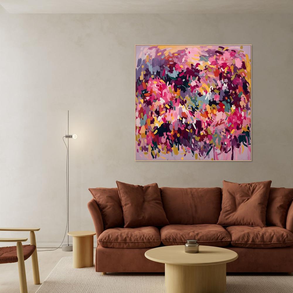 Vibrant Floral Abstract-by-Edie-wall-art-print-canvas-poster-framed-Gioia