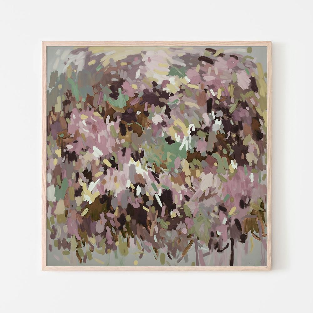 Vibrant Floral Abstract, Style A-by-Edie-wall-art-print-canvas-poster-framed-Gioia