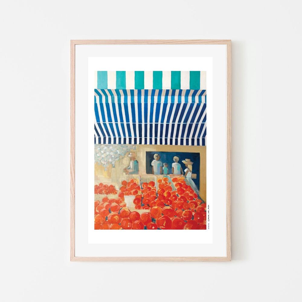 Vibrant Market Stand-by-Alex Nereuta-wall-art-print-canvas-poster-framed-Gioia