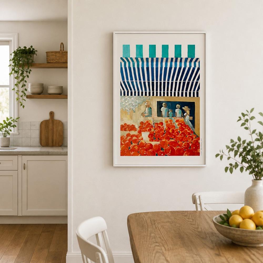 Vibrant Tomato Market-by-Alex Nereuta-wall-art-print-canvas-poster-framed-Gioia