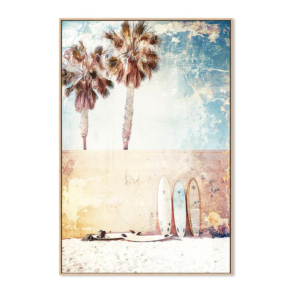 wall-art-print-canvas-poster-framed-Vintage Beach Surfboards-4