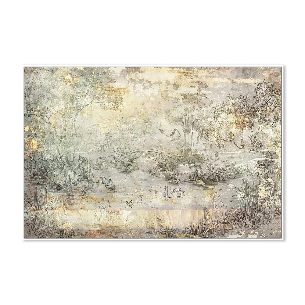 wall-art-print-canvas-poster-framed-Vintage Bridge Landscape-5