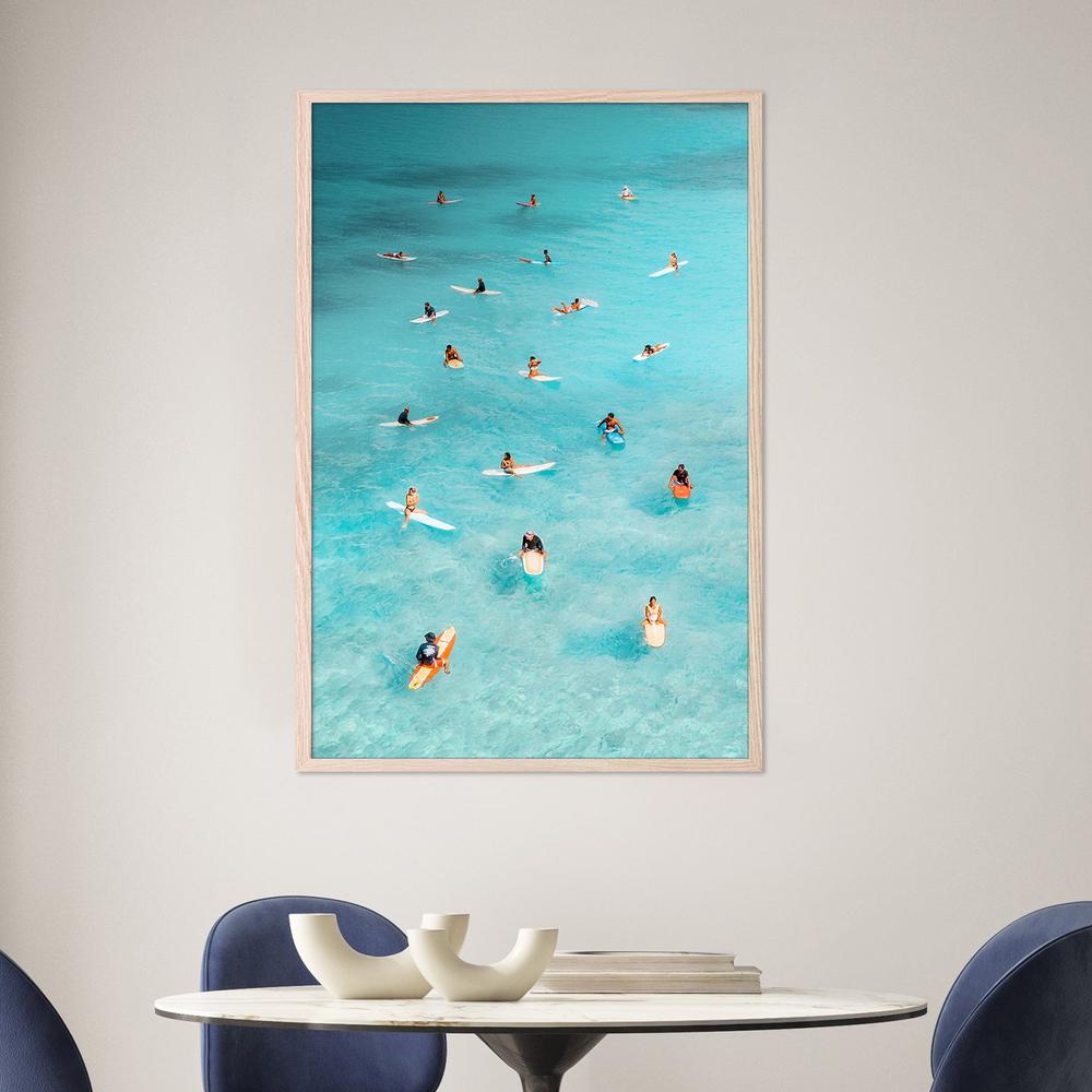Waiting For Waves-by-Gal Pittel-wall-art-print-canvas-poster-framed-Gioia