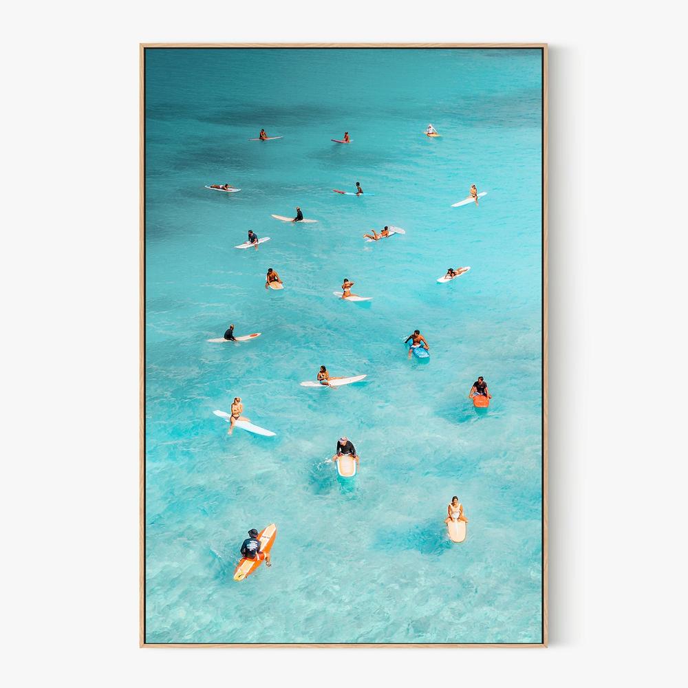 Waiting For Waves-by-Gal Pittel-wall-art-print-canvas-poster-framed-Gioia