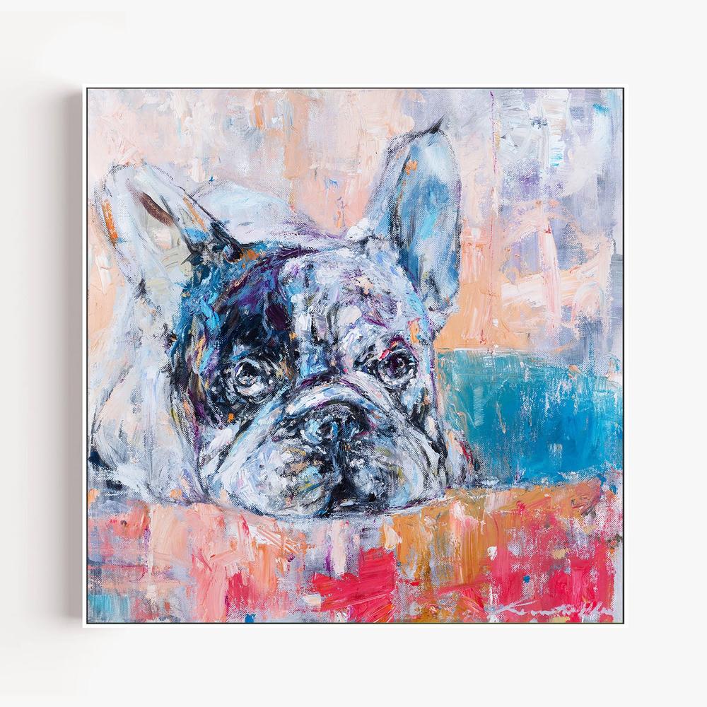 Walkies, walk me…now-by-Kenneth WH Lee-wall-art-print-canvas-poster-framed-Gioia