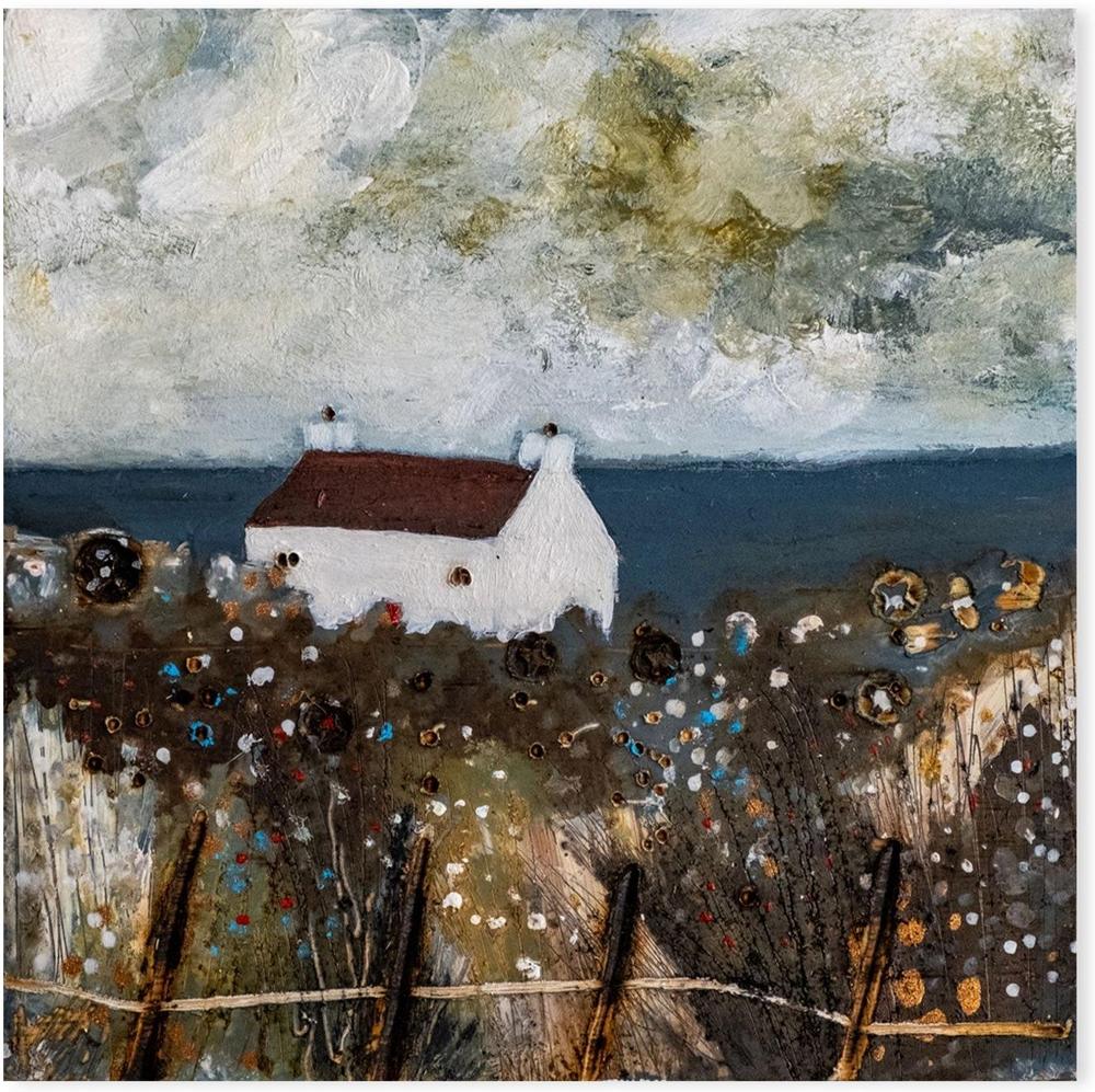 wall-art-print-canvas-poster-framed-A Coastal Meadow Garden , By Louise O'Hara-GIOIA-WALL-ART