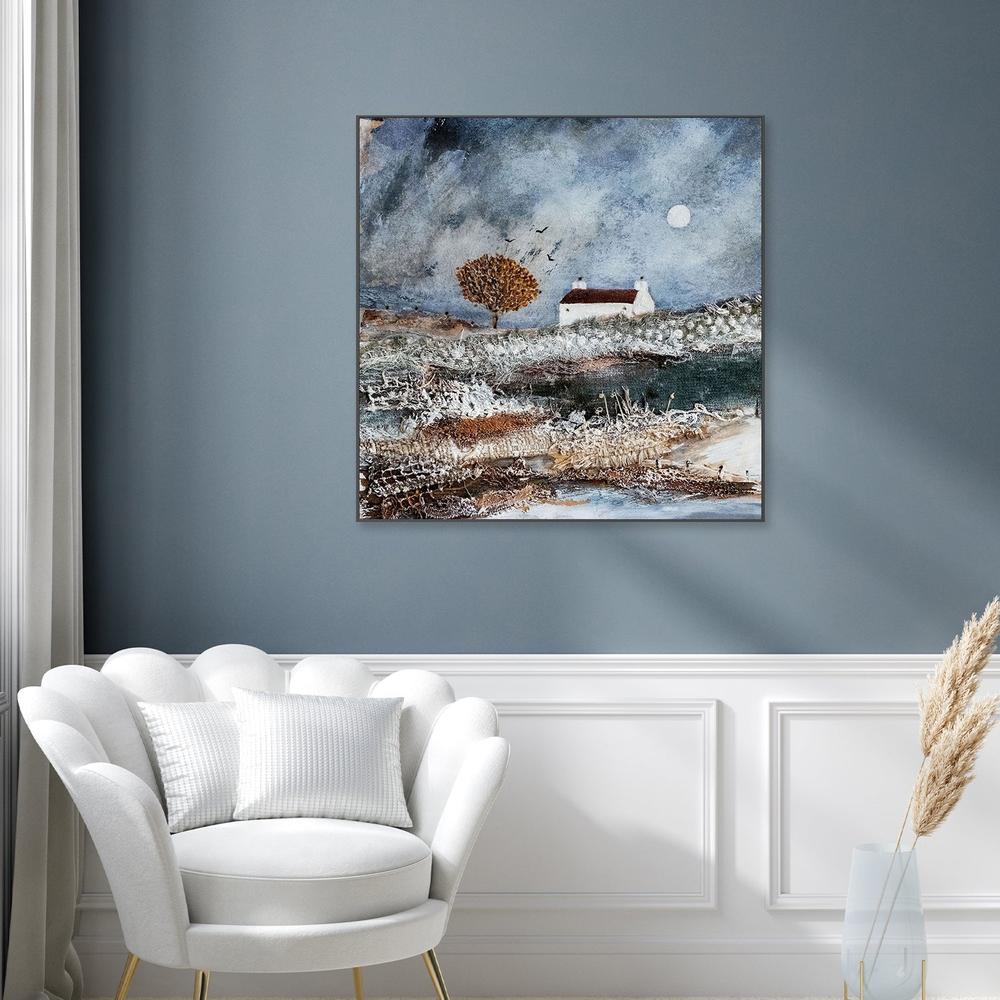 wall-art-print-canvas-poster-framed-A Gathering At Dusk , By Louise O'Hara-7