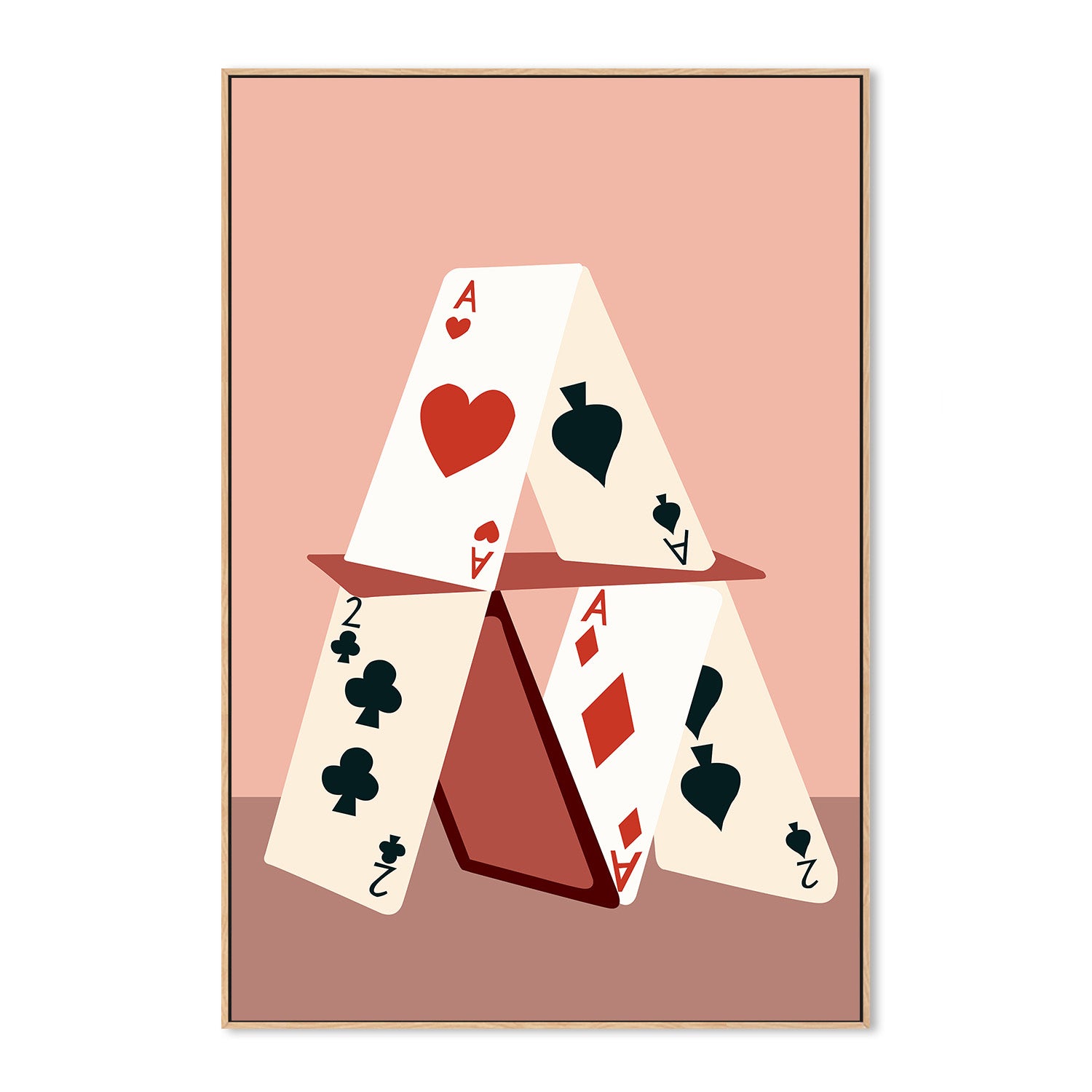 wall-art-print-canvas-poster-framed-A House Made of Cards-4